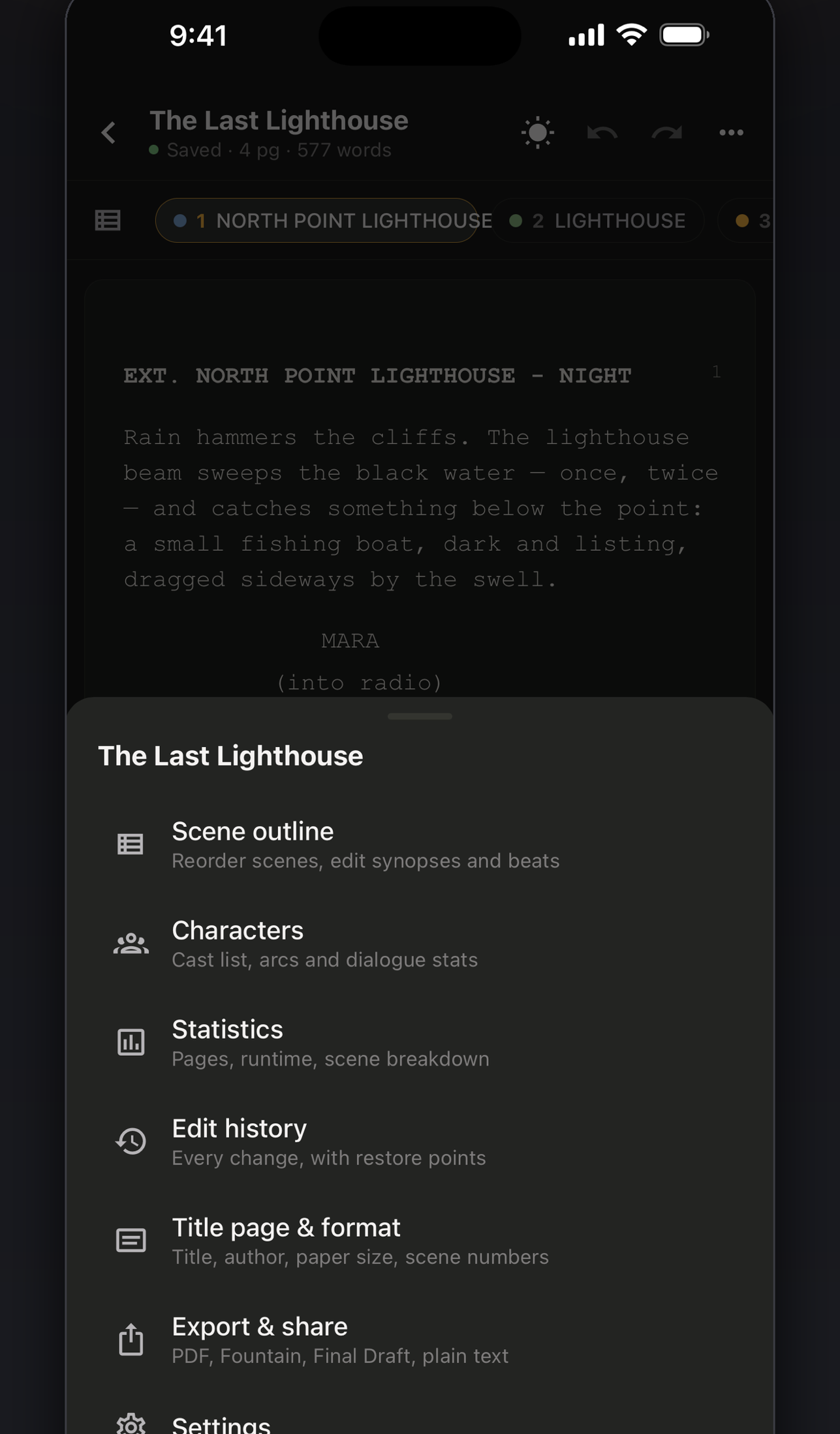 Zen Writer studio tools